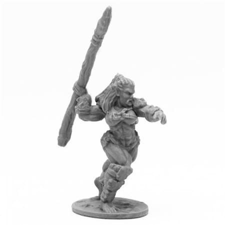 Thinkandplay Bones Jade Fire Spearman Miniatures, Black TH2738002